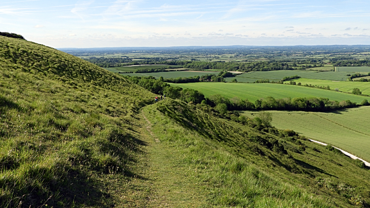 Descending to Alciston