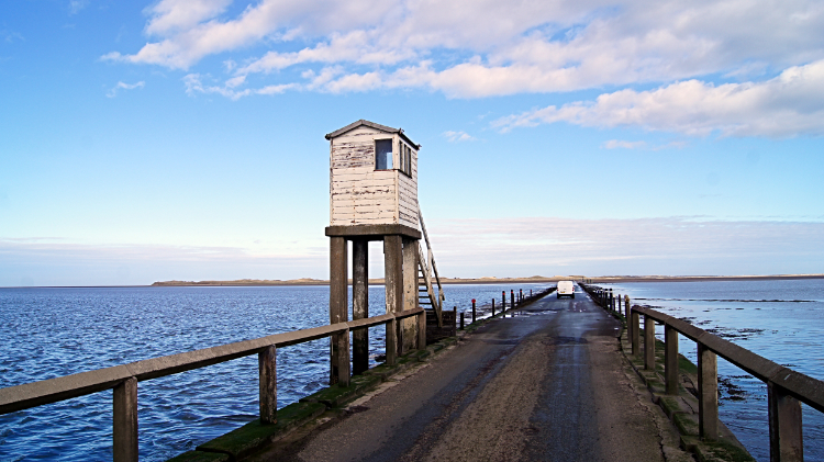 Refuge on Lindisfarne Causeway