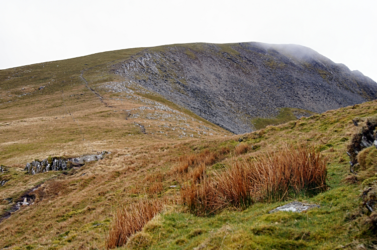 Climbing Moelwyn Mawr