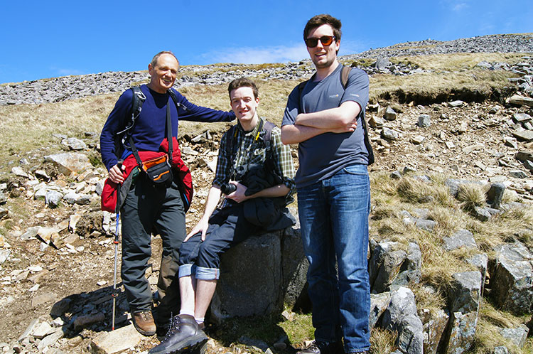 Walking Englishman meets Warwick Matt and friend