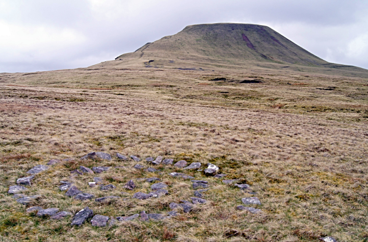 Stone circle and Fan Foel