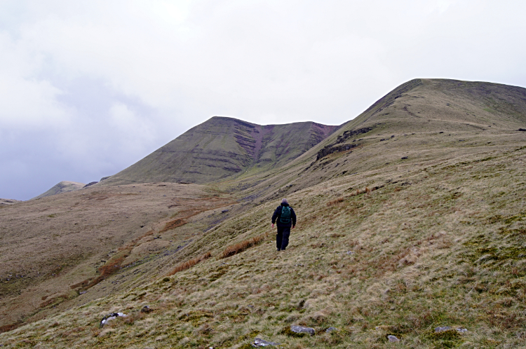 Climbing the Beacons Way to Picws Du