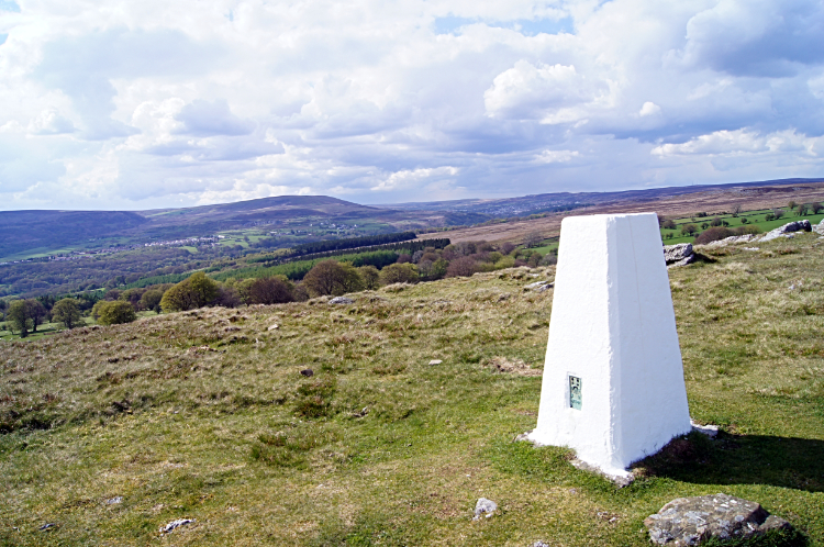 Trig Pillar on Mynydd Garn-wen