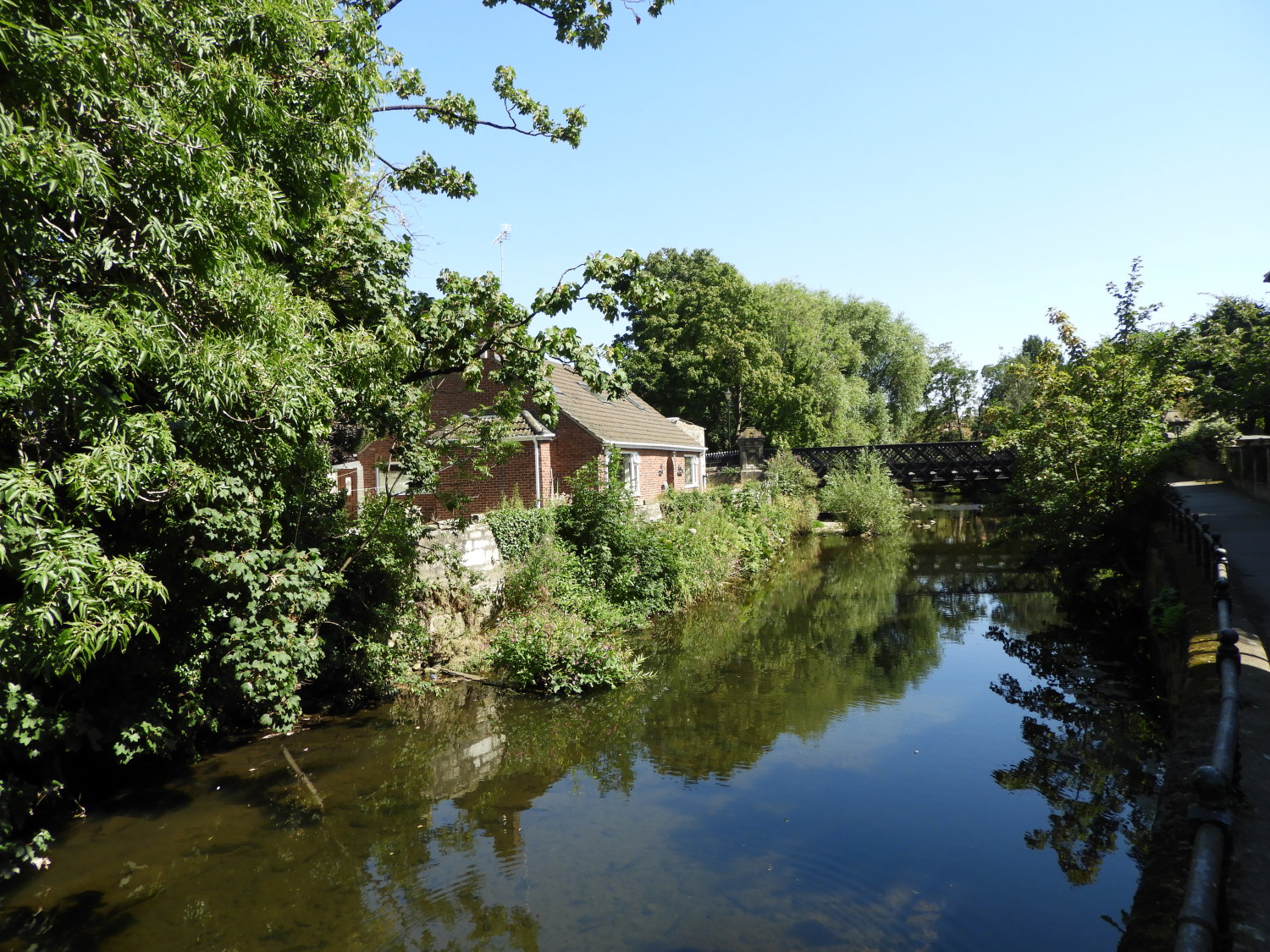 River Skell in Hell Wath Nature Reserve