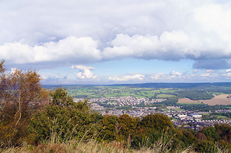 Looking from Surprise View towards Otley