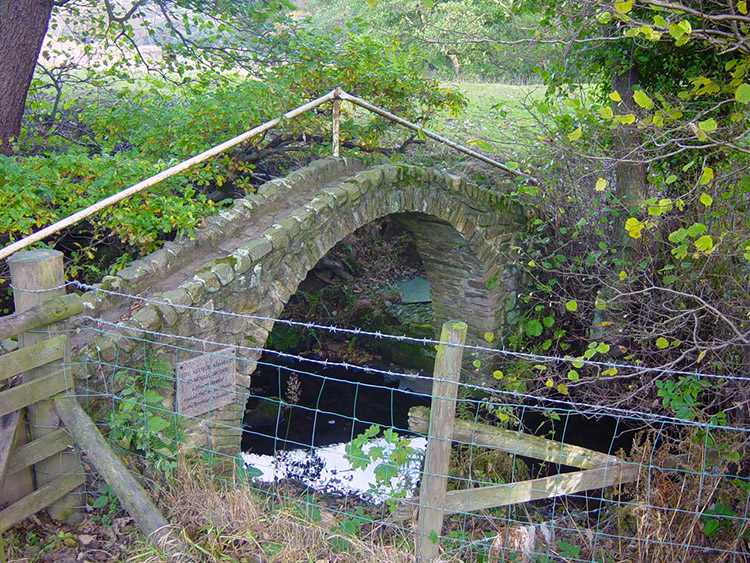 The bridge built in memory of Arthur Adamson