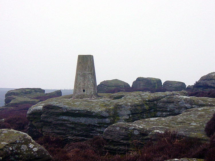 Trig pillar on High Crag