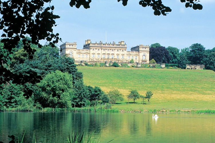 Harewood House and the Fish Pond