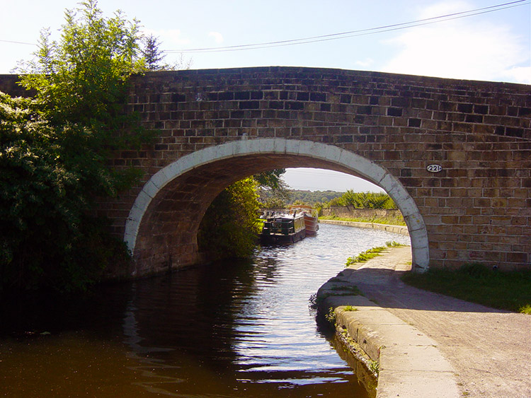 Road Bridge over the Leeds and Liverpool Canal at Newlay
