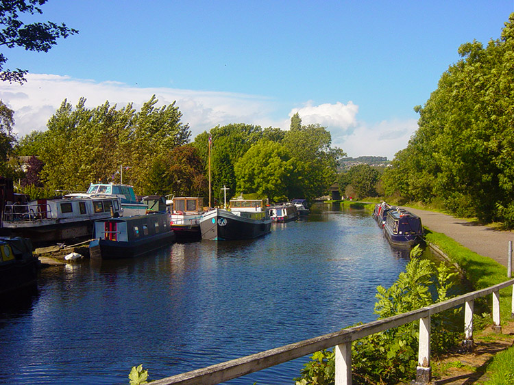 Narrow Boats berthed at Rodley