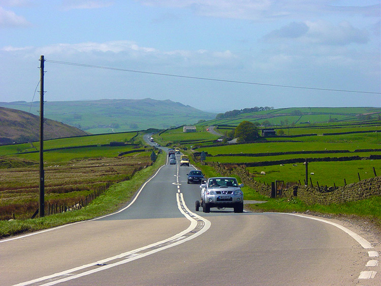 A59 at Blubberhouses Moor