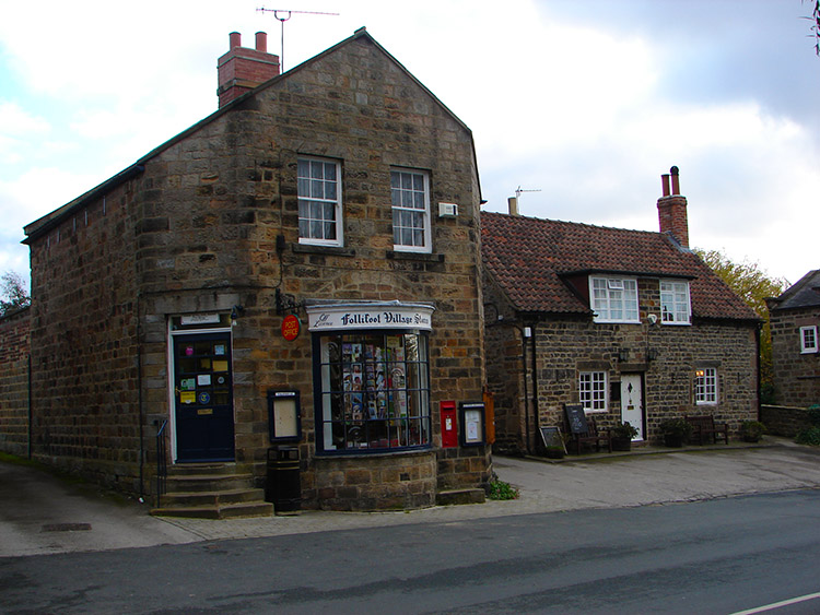 Post Office and Harewood Arms in Follifoot