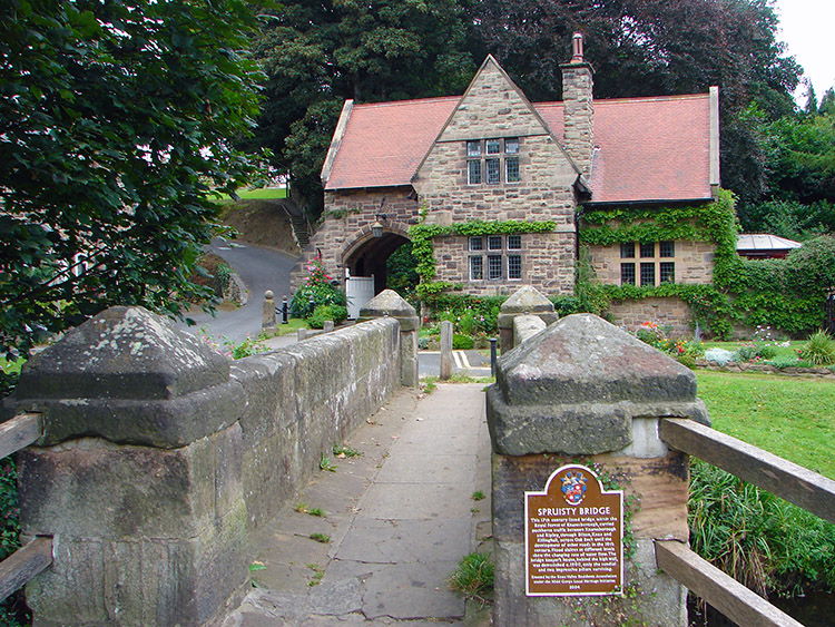 At Spruisty Bridge on Oak Beck, Knox