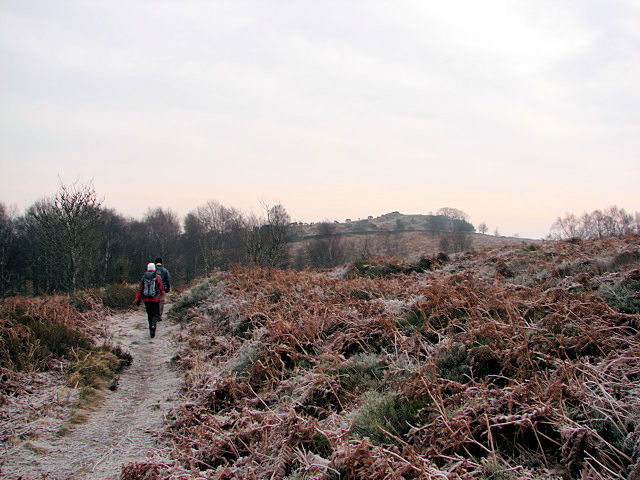 Walking east to Riva Hill