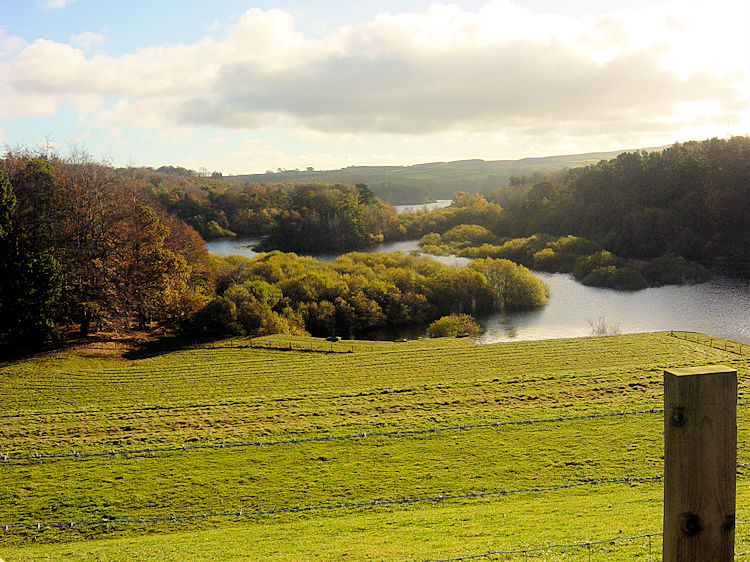 The view to Swinsty from Fewston Embankment