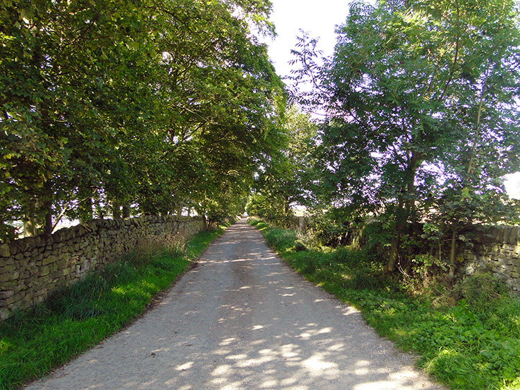 Parson's Lane leads up to Silsden Moor