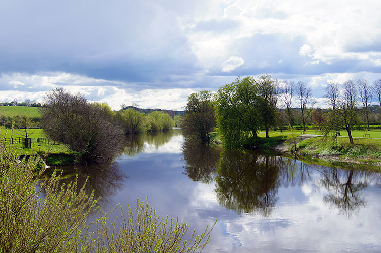 Looking south from Wetherby Ings