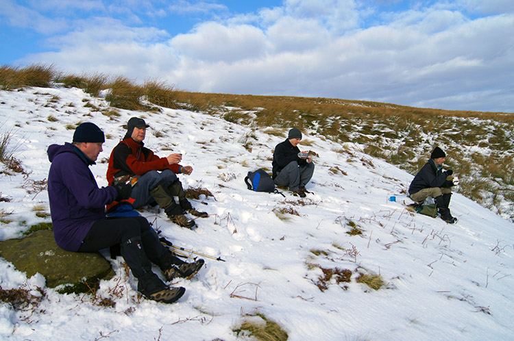 First break of the day on Riggs Moor