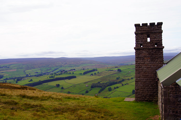 Ornate architecture on Thrope Edge Shooting Lodge