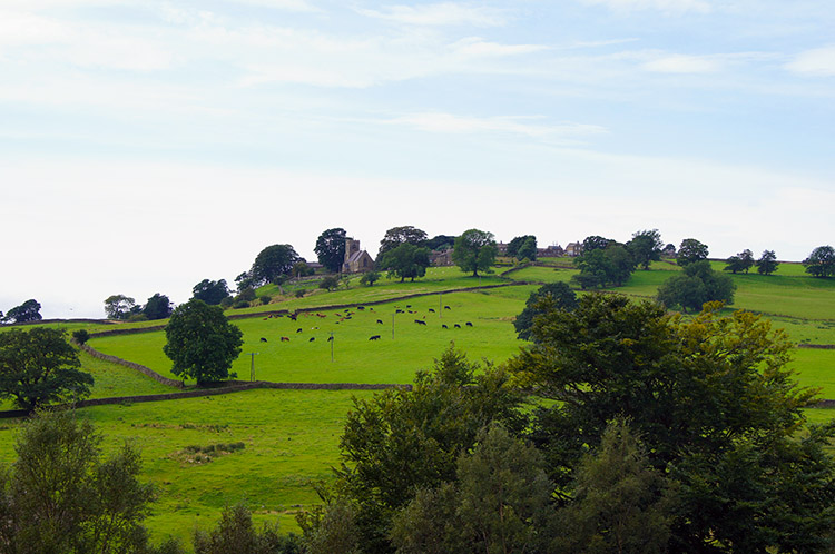 Looking over to Middlesmoor from near Lofthouse