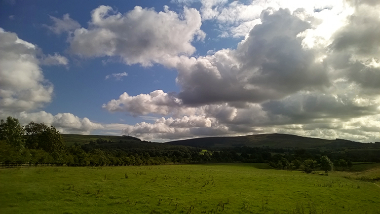 View towards Hazlewood Moor