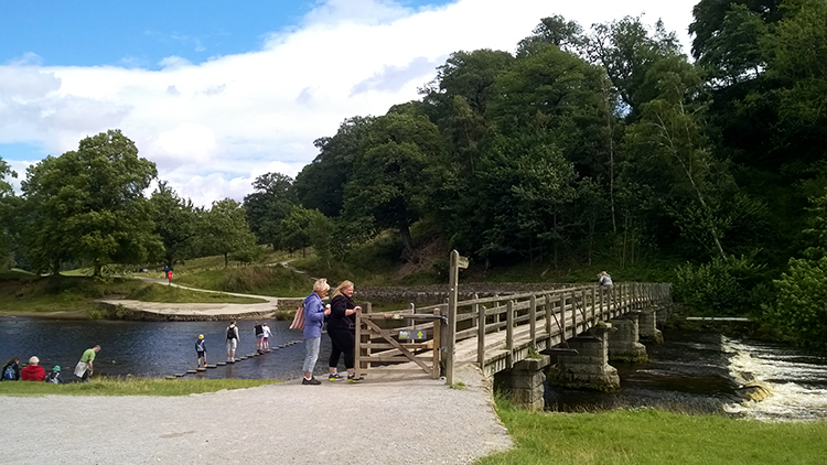 Footbridge over the River Wharfe