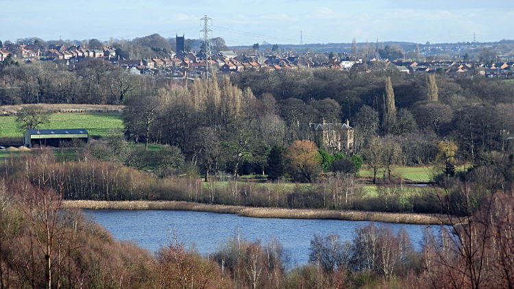 View to Swillington from Rothwell Country Park