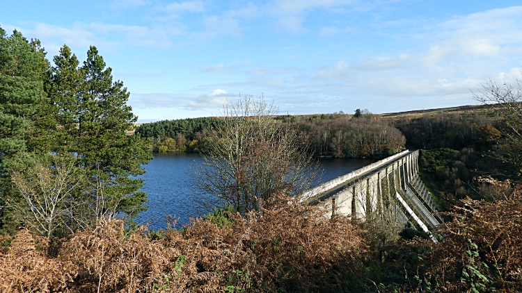 View of Thruscross Reservoir from the start