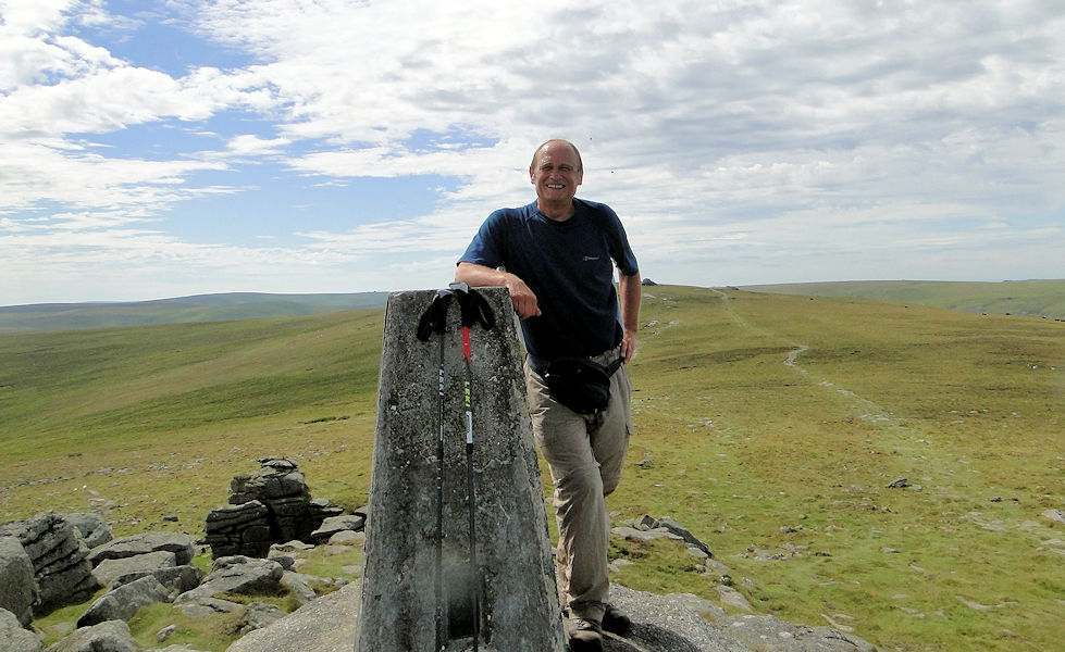 High Willays, highest point in Devon