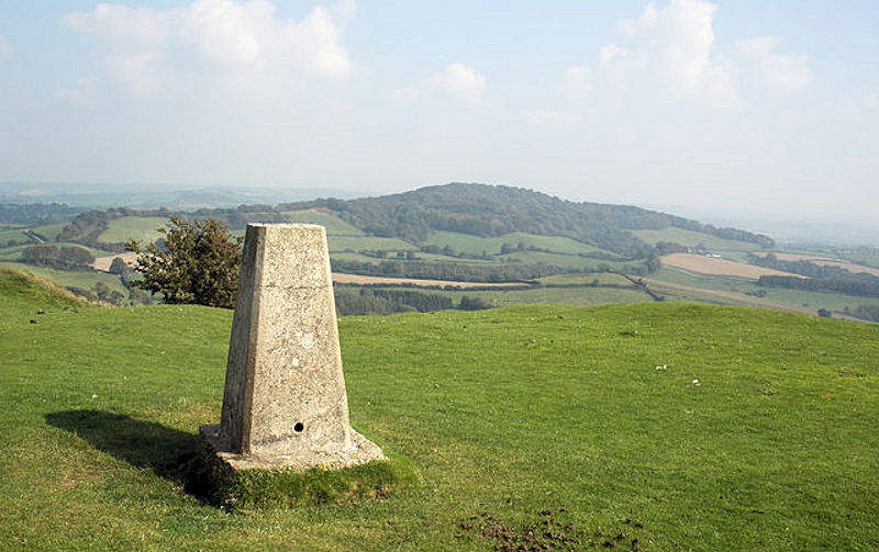 View of Lewesdon Hill from Pilsdon Pen
