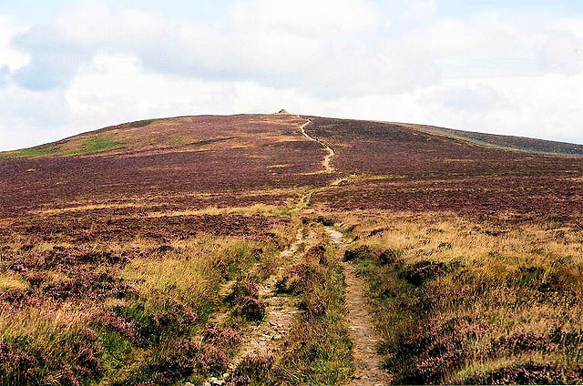 The climb to Dunkery Beacon