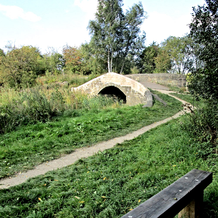 Restored canal bridge near Jacksdale