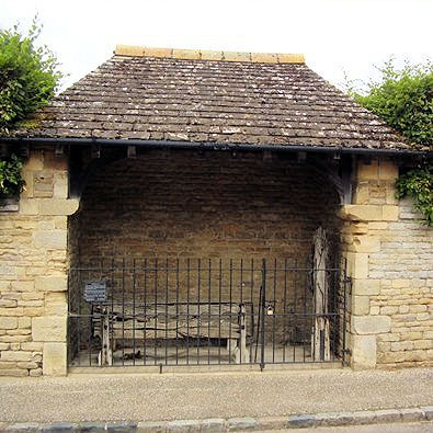 Shelter built to house Apethorpe stocks