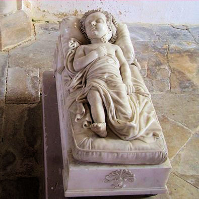 Memorial in Apethorpe church