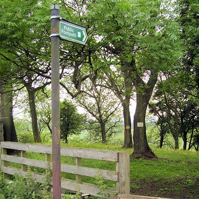 Footpath from Strawberry Bank