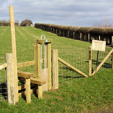 Stile and dog latch by Front Row Fencing