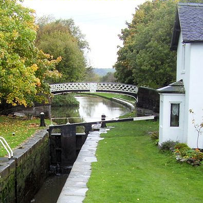 Top lock Hazelhurst and junction of the Leek branch