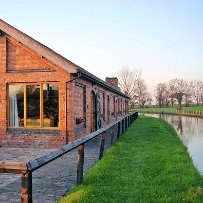 Converted stables on the Shropshire Union canal