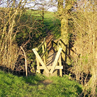 Footbridge over Eel Brook