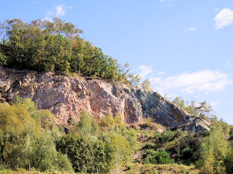 Ercall Quarry and geology fault line