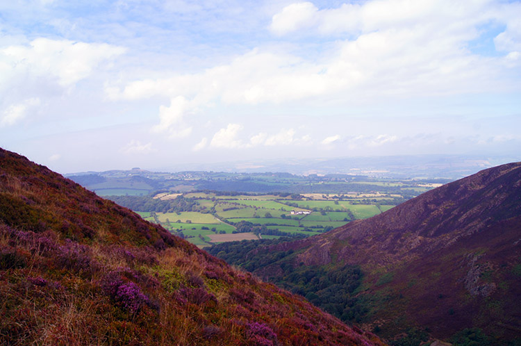 Oak Hill, Mytton Dingle and Stiperstones village