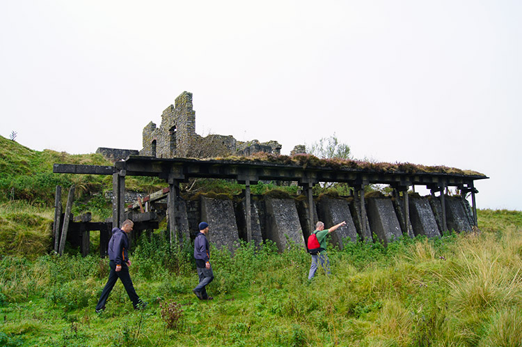 Old works buildings at Abdon Burf