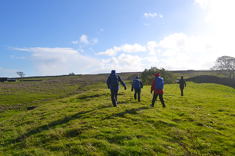 Coming off Gilmonby Moor