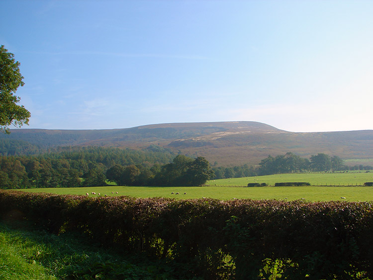 Black Hambleton as seen from Moor Lane