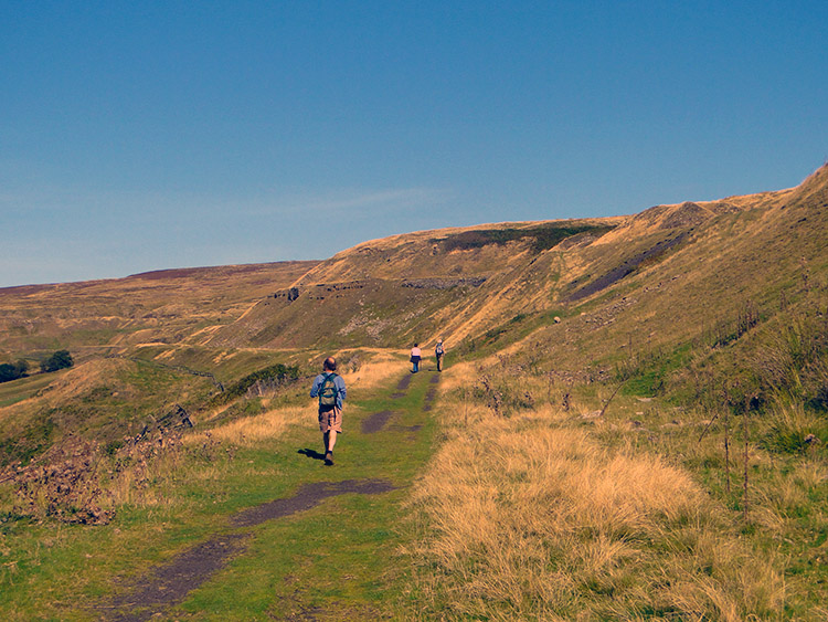 Following the route of the Rosedale Railway