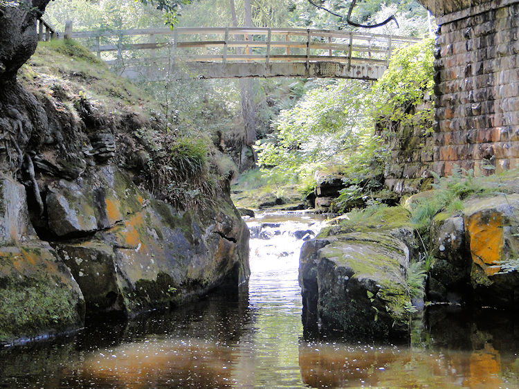 Footbridge near Thomason Foss