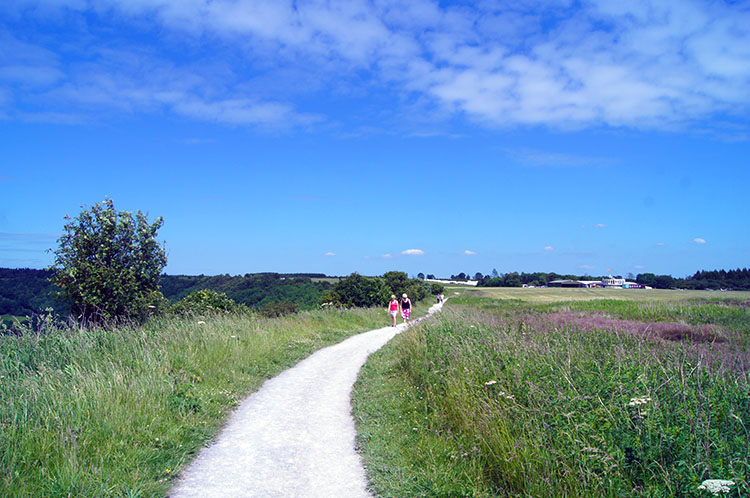 Following the path near the Gliding Club