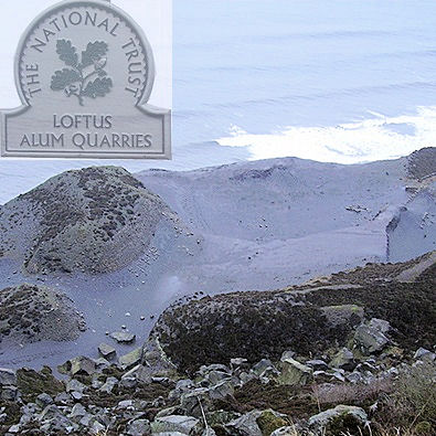 Disused Alum quarries