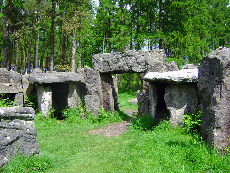 The east entrance to Druids Temple