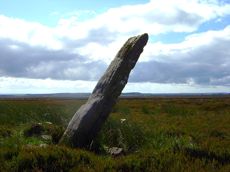 The Long Rod Stone on Dallow Moor
